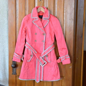BANANA REPUBLIC  Pink Trench Coat